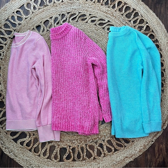 Lot of three Talbots Sweaters Size Large Petite - Picture 2 of 9